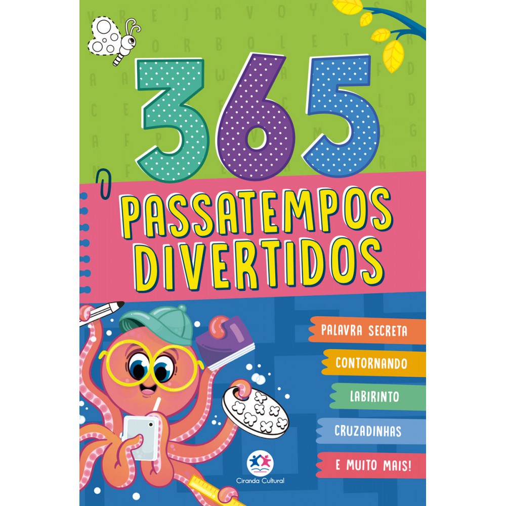 Livro 365 Passatempos divertidos em Oferta na Shopee