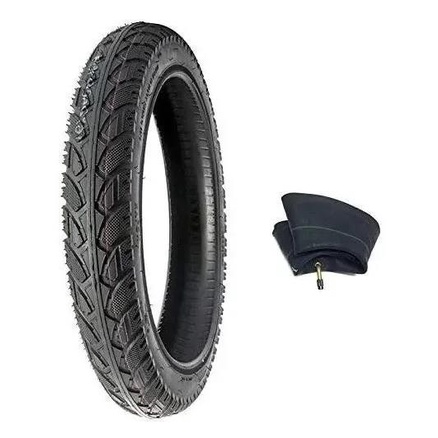 Pneu 16x2.50 + Camara Bico Torto Scooter