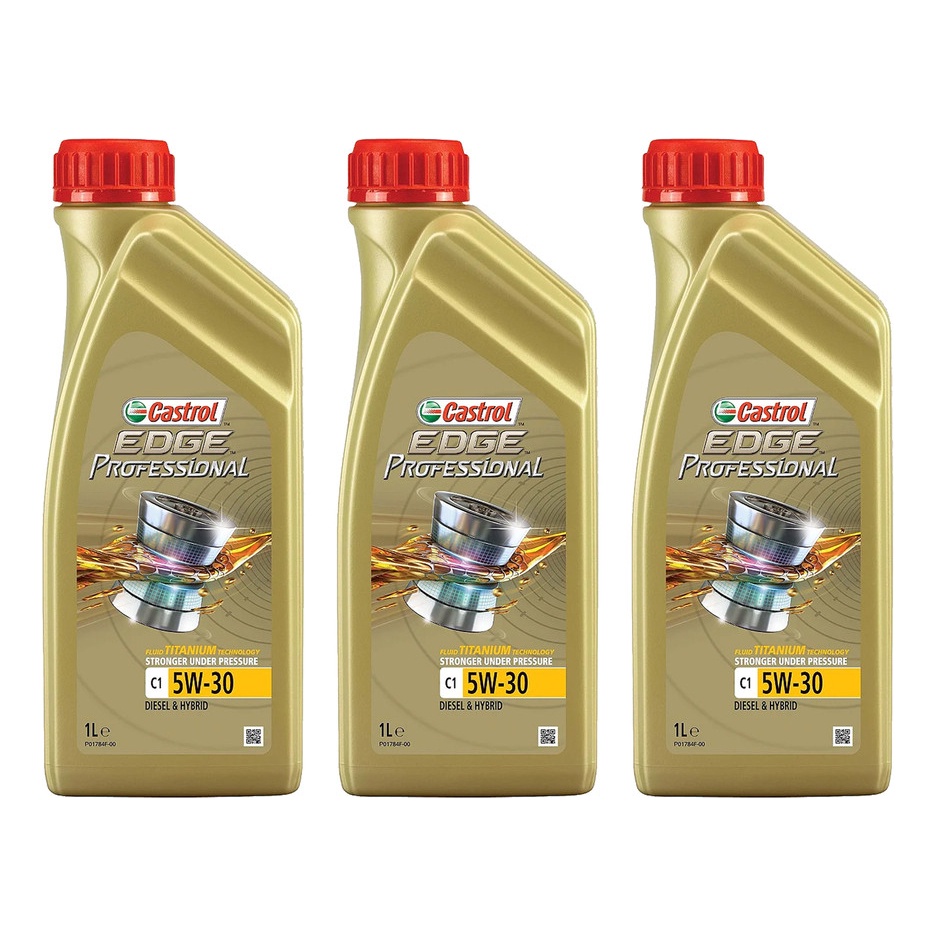 Kit 3 Castrol Edge 5w30 C1 Jaguar