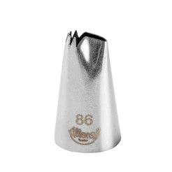 Bicos Para Confeitar - Babado - Aço Inox - Nº86 - 1 unidade - Cromus Allonsy - Rizzo