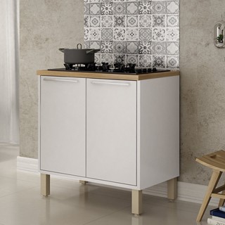 Balcão para Cooktop 5 Bocas 2 Portas Montreal Sallêto Móveis