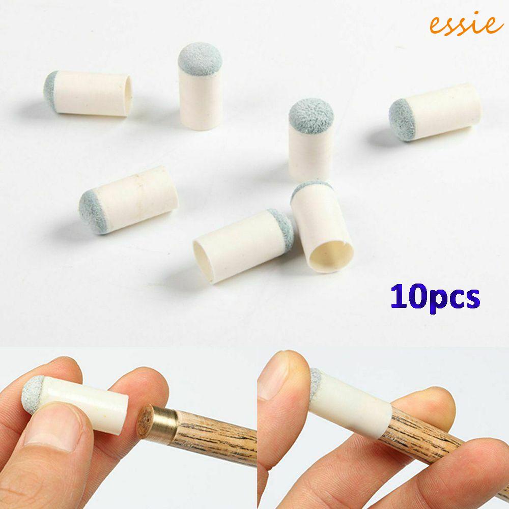 ESSIEBR Capa De Cabeça De Bilhar 13mm 10Pcs Game Club Suprimentos Para Taco De Jogo Haste De Reparo Acessórios