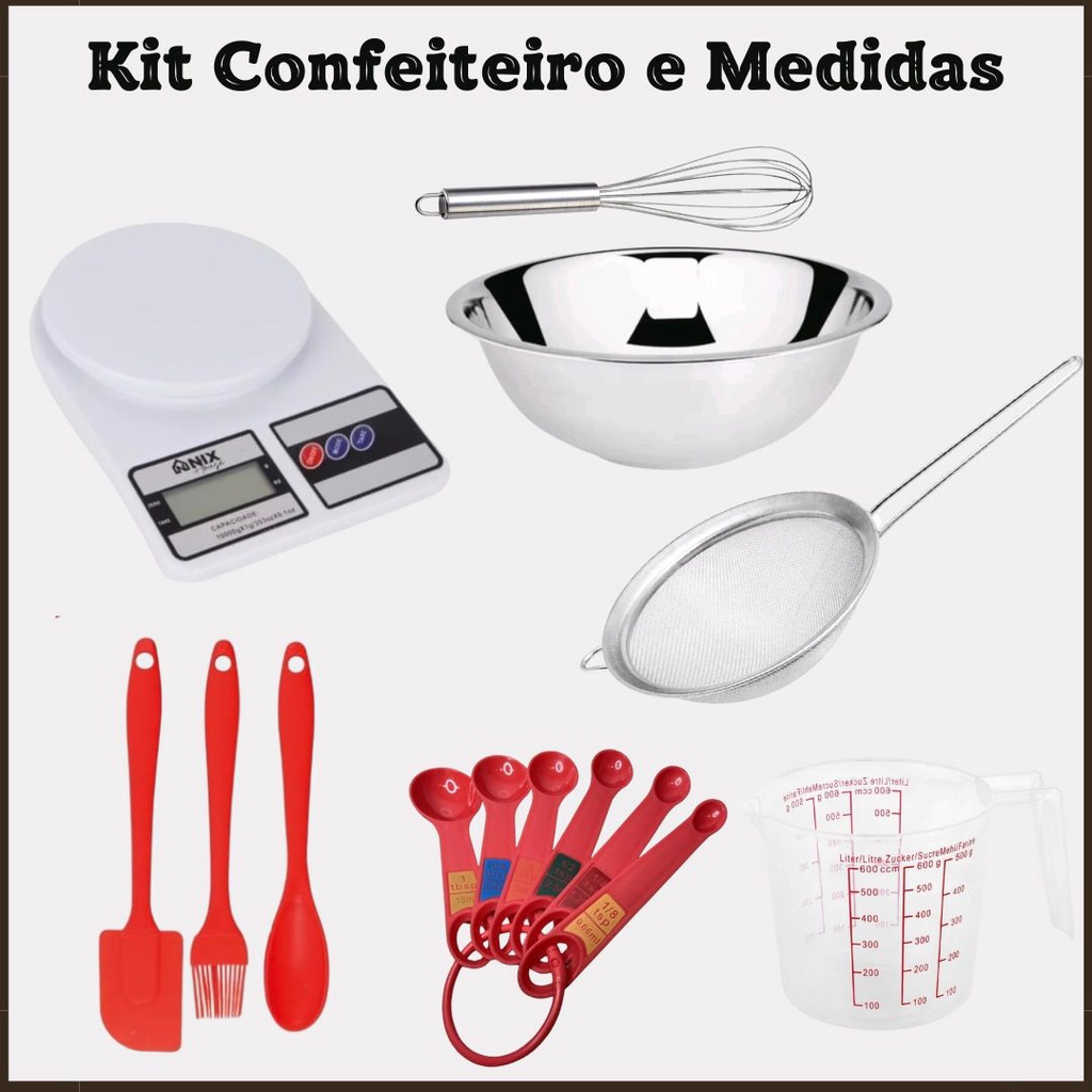 Kit Confeiteiro e Medidas