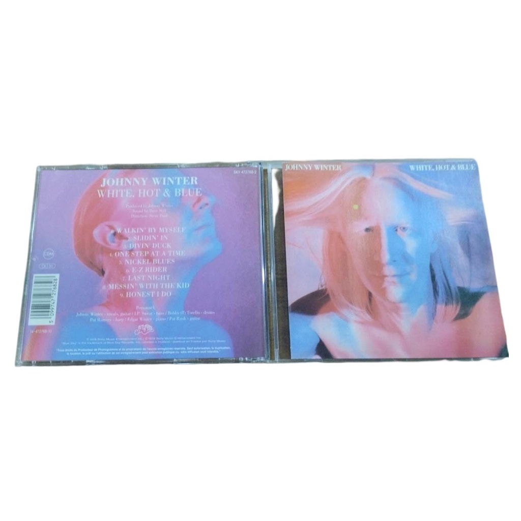 Cd Usado Johnny Winter White, Hot & Blue Importado CDU7105