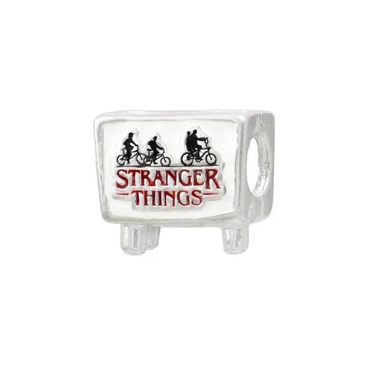 Berloque Stranger Things Banho Prata Pulseiras Berloques