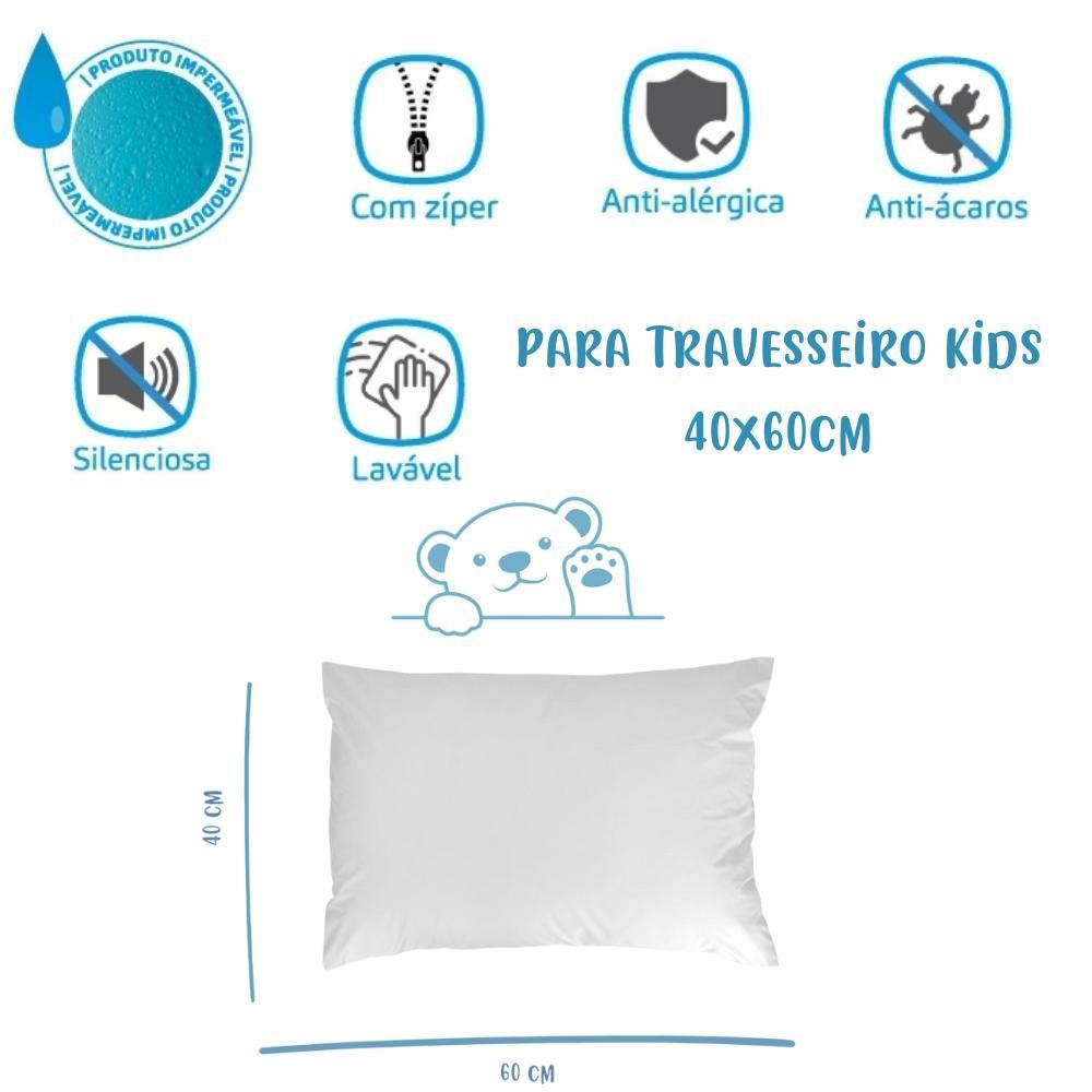 Capa Protetora Impermeável para Travesseiro Kids Infantil 40x60cm Arrumadinho Enxovais em Oferta na Shopee