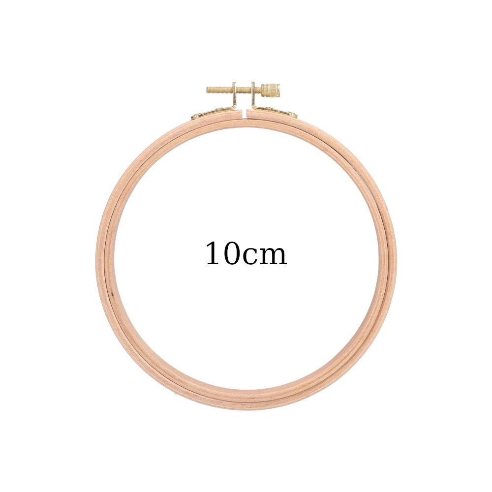 Bastidor de Madeira para Bordado Nurge com Tarracha 10cm