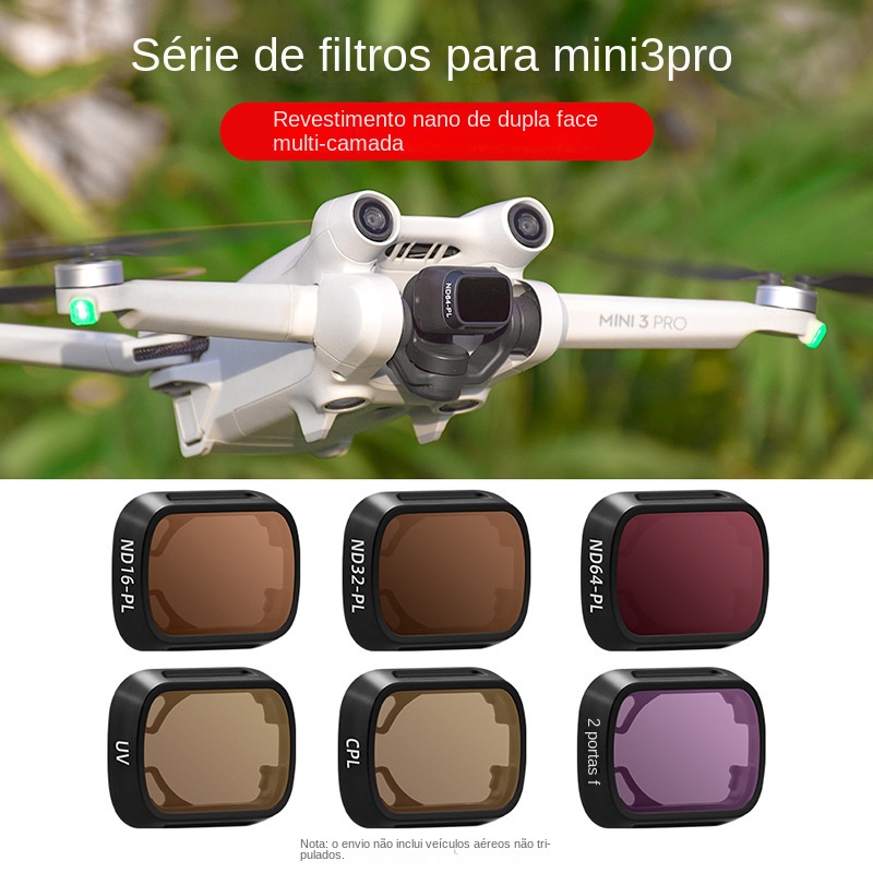 Adequado Para DJI MINI 3/3 PRO Filtro Protetor UV Espelho ND CPL Polarizador Acessórios