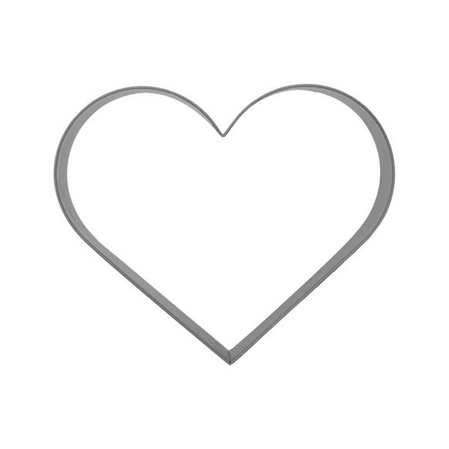 Cortador Aro Coração - 1 Unidade - Ref:2002 - RR Cortadores - Rizzo Distribuidora em Oferta na Shopee