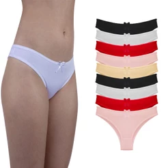 Calcinha de Microfibra Feminina Kit 9 Peças