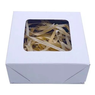 200 Caixa Para Doces 4 Brigadeiros Trufas 8x8x3 Branco