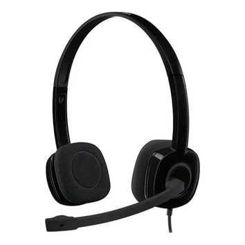 Fone de ouvido on-ear Logitech H151 preto