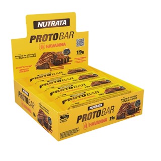 Protobar Doce de Leite Havanna Brownie de Chocolate Display c/ 8 unid. de 70g - Nutrata
