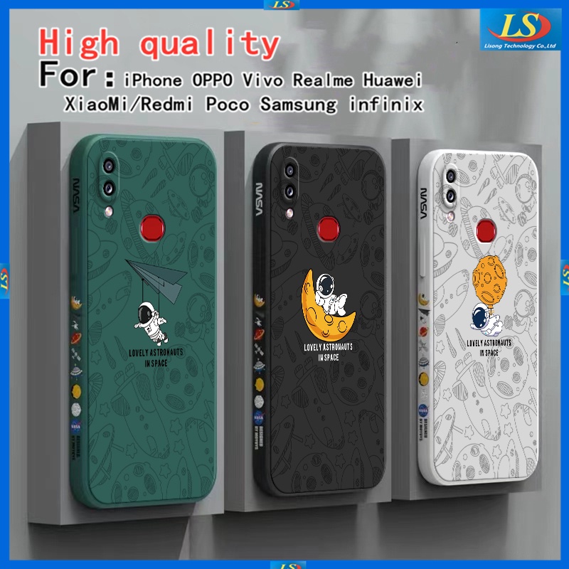 Capa Samsung A10S A20 A30 A03 A04 A04E A20S A02S A03S A11 M11 A21S A10 M10 A50 A50S A30S A7 2018 Nasa Astronauta De Tele