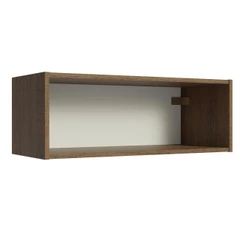 Armário de Cozinha Aéreo com Nicho Aberto 60cm Rustic Emilly Madesa