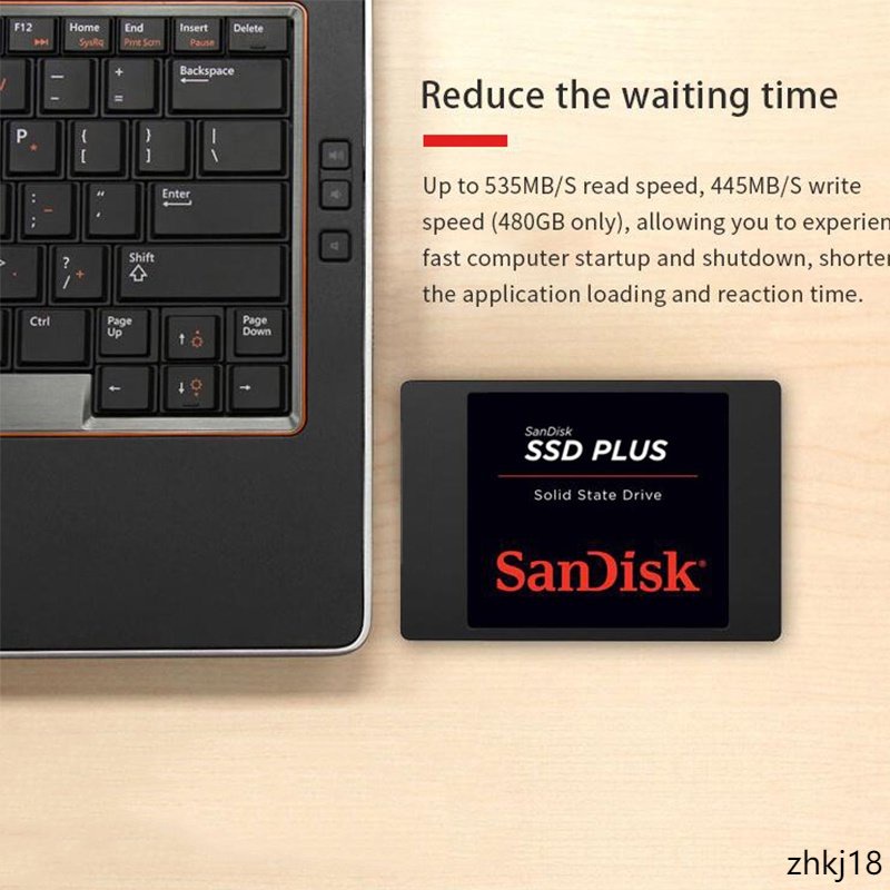 Sandisk SSD Plus 120GB/240GB/480GB/1TB/2TB SATA III 2.5 " Solid State Drive