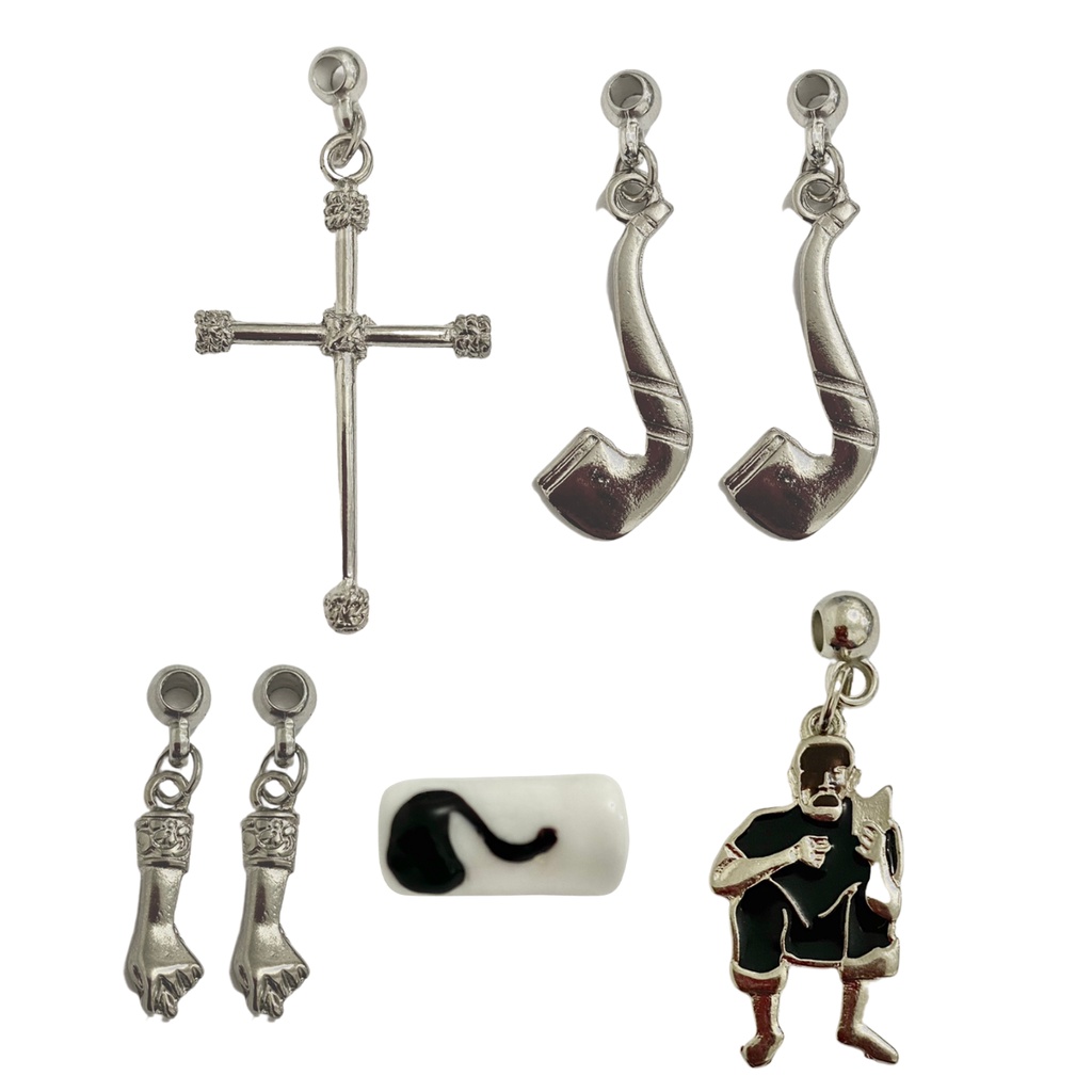 Kit 6 Pingentes + Firma Para Guia de Preto Velho Umbanda em Oferta na Shopee