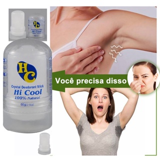 Desodorante Natural Pedra Sal Cristal 60g Unisexo Oi Frio em Oferta na Shopee