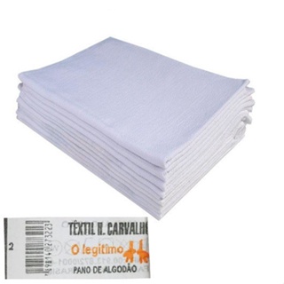 Pano De Prato O Legitimo Branco Atacado Kit Com 10 Peças em Oferta na Shopee