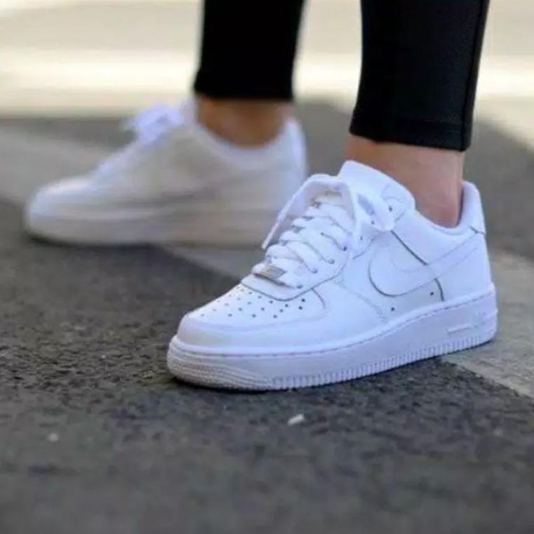 PUTIH Nike Air Force 1 Sapatos Brancos Masculinos Da Força Aérea Tênis Completos Homem & Mulher