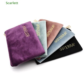 [Scarlett] Estojo De 10/15ml Saco De Veludo Para Organizador De Transporte De Óleo De Viagem [Preferido]