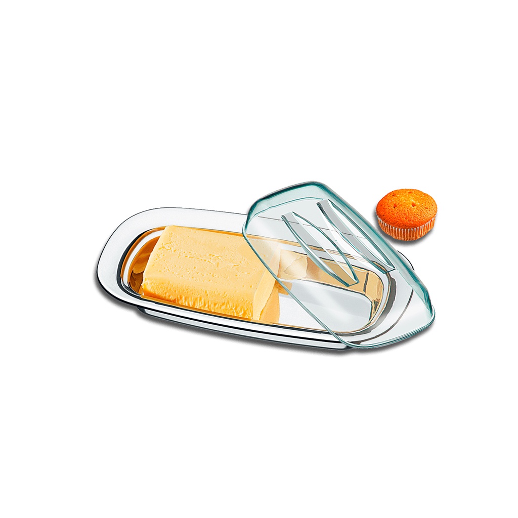 Mantegueira Com Tampa Brinox Lyon 20 x 11,5 x 5,2 cm Aço Inox - Home & Living