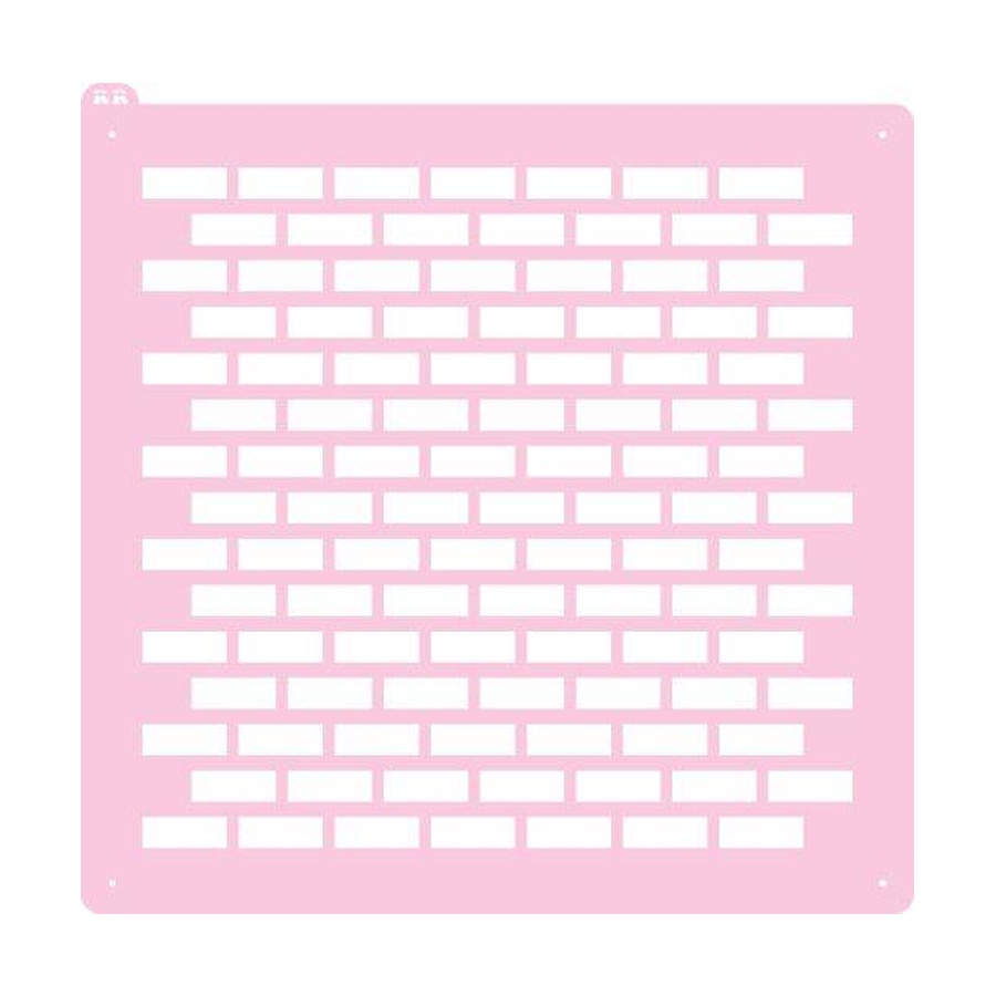 Stencil para Biscoito - Tijolinhos - Ref 4010 - 1 unidade - RR Cortadores - Rizzo - Stationery