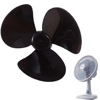 Hélice de Ventilador Master de 30cm 3 Pás Preto Vento Forte