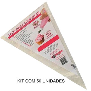 Saco Confeitar/Manga Descartável Grande 27X38 Mago em Oferta na Shopee