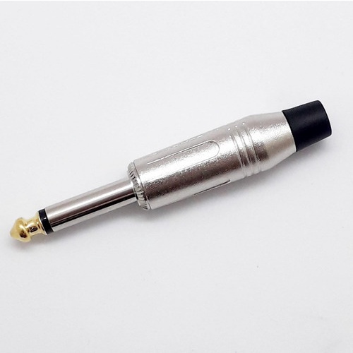 Plug P10 Linha Mono Mxt Profissional Cromado Ponta de Cobre 
