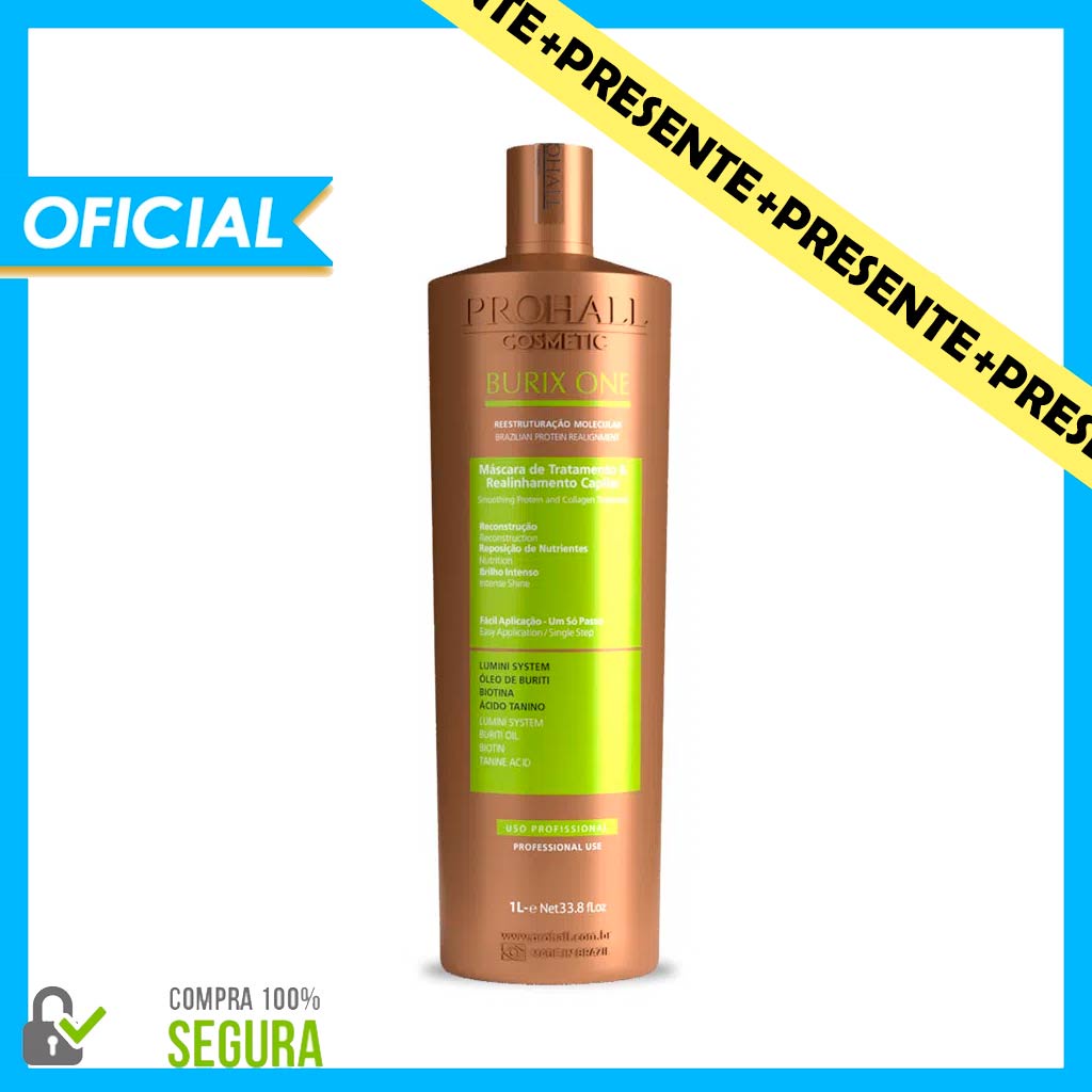 Escova Progressiva Prohall Burix One 1 Litro