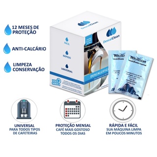 10 Descalcificante Para Cafeteira Dolce Gusto Nespresso Três Corações Seaco Mondial - 1 Ano de Descalcificação em Oferta na Shopee