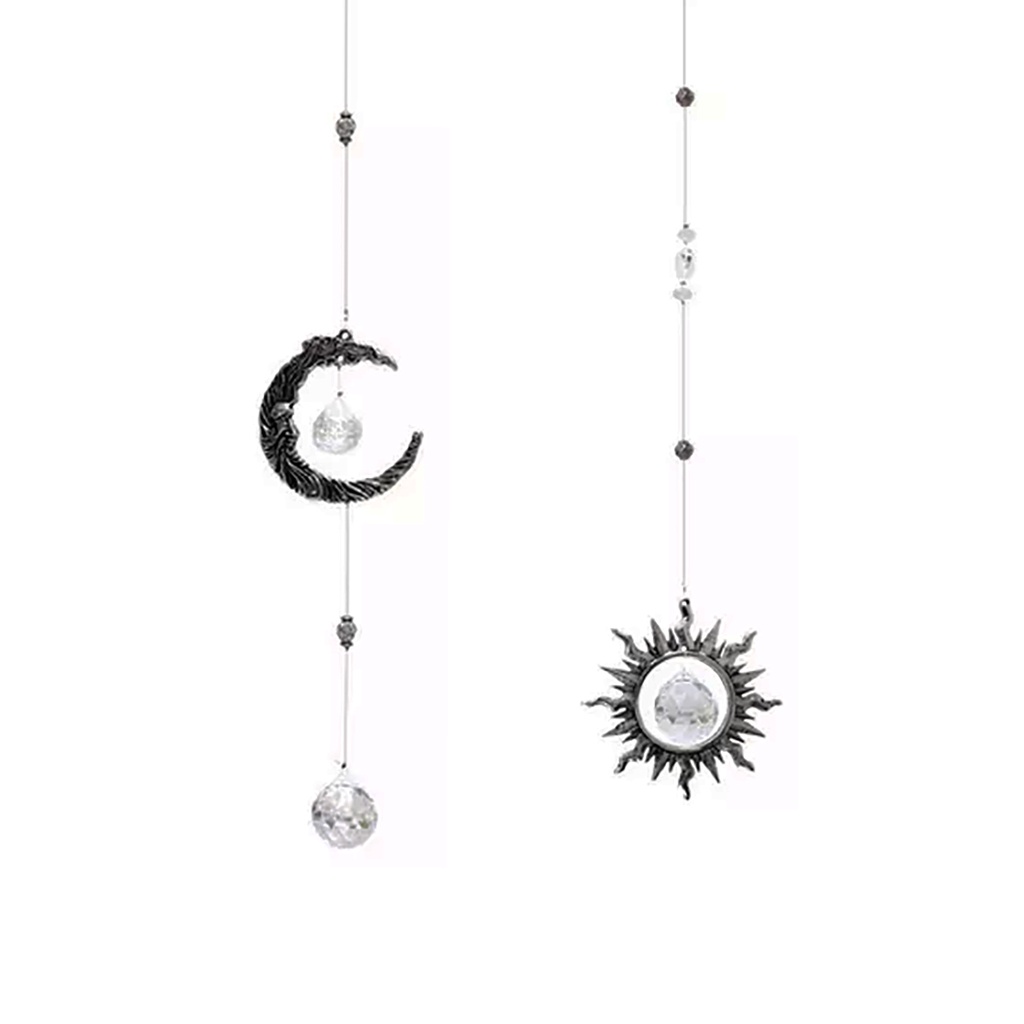 Mobile Cristal Suncatcher Pendulo Multifacetado Apanhador de Sol Fio de Luz Decoração