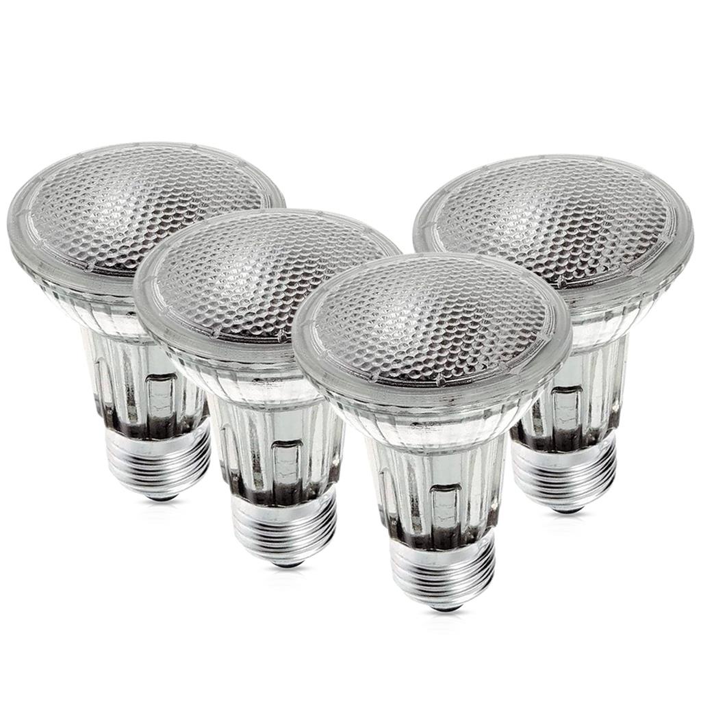 Kit 4 Lampadas Halogena Par20 50W 127V 2800K Luz Amarela em Oferta na Shopee