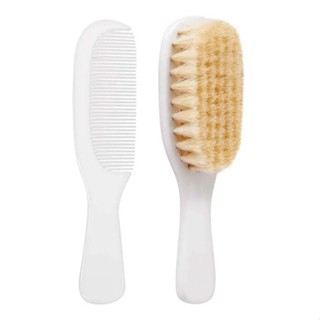 Kit Escova e Pente com Cerdas Naturais - Buba
