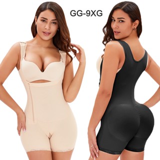 GG G6 Original Cinta Modeladora Feminina Emagrecimento Com Ziper Lateral Alça Plus Size Shapewear Body Shaper Cinta PóS Cirurgica Abdominoplastia Cirurgia CirúRgico Pós Parto Macaquinho Modelador De Corpo Inteiro Sinta Modeladora Alta Compressao Conta