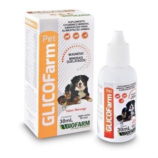 Glicofarm Pet = Glicopan 30ml Suplemento Vitaminico Cabelos  Cães E Gatos Envio Rapido em Oferta na Shopee