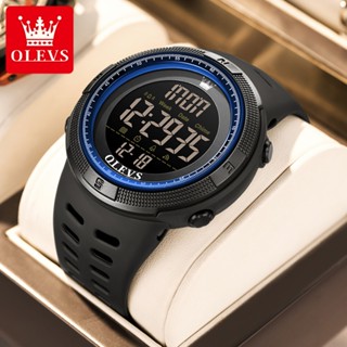 OLEVS Relógio Masculino Resistente Ao Desgaste Pulseira De silicone fashion Multifuncional Esportivo 1109