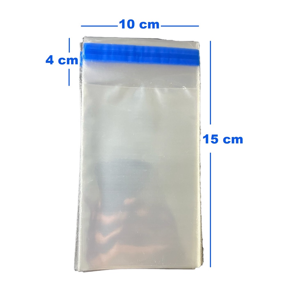 Saco Adesivado Saquinho Plástico Transparente 10x15 C/100un em Oferta na Shopee