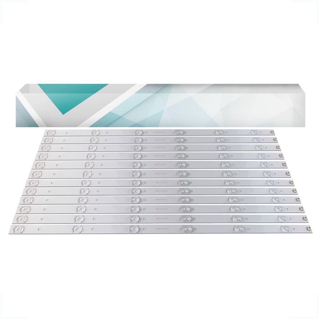 Kit 12 Barras De Led Tv Semp Tlc Sti 55k1us Novo