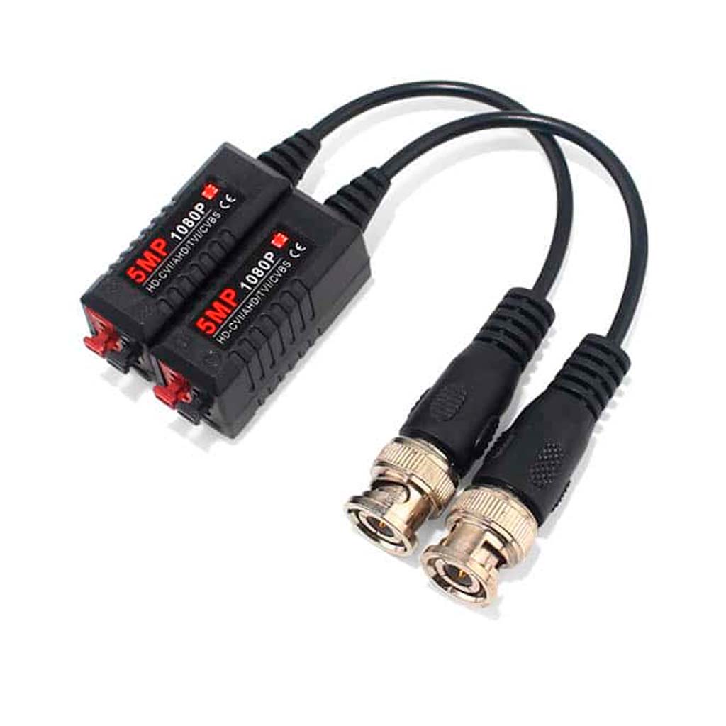 Conector Balun Passivo Câmera HD CVI TVI AHD 1080p Balun
