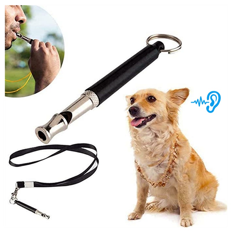 Apito Para Treinamento De Cães De Estimação De Alta Freqüência Ultrassônico Ajustável Controle De Voz Latido Ferramenta De Obediência Acessórios Suprimentos