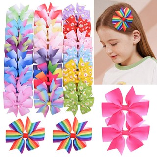 Laços De Cabelo Infantil Presilha De Cabelo Infantil Acessórios Para Cabelo Com Arco Fita Colorida Altura Clip Lateral De Rabo De Peixe Acessórios De Bebê 189