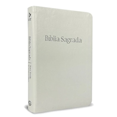 Bíblia Sagrada NVT | Slim | Letra Normal | Luxo | Branca em Oferta na Shopee