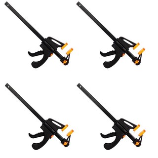 Kit 4 Grampo Sargento Aperto Rápido 200mm 8 Pol. Marcenaria em Oferta na Shopee