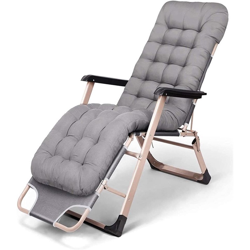 Espreguicadeira Piscina Praia Metal Cinza 4 Posicoes em Oferta na Shopee