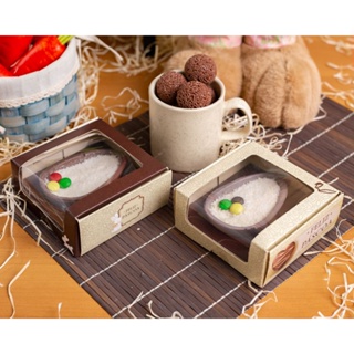 10 Caixa Ovo de Páscoa C/ Visor (100G) Tons De Cacau 4111 (Páscoa Ideia 2025) em Oferta na Shopee