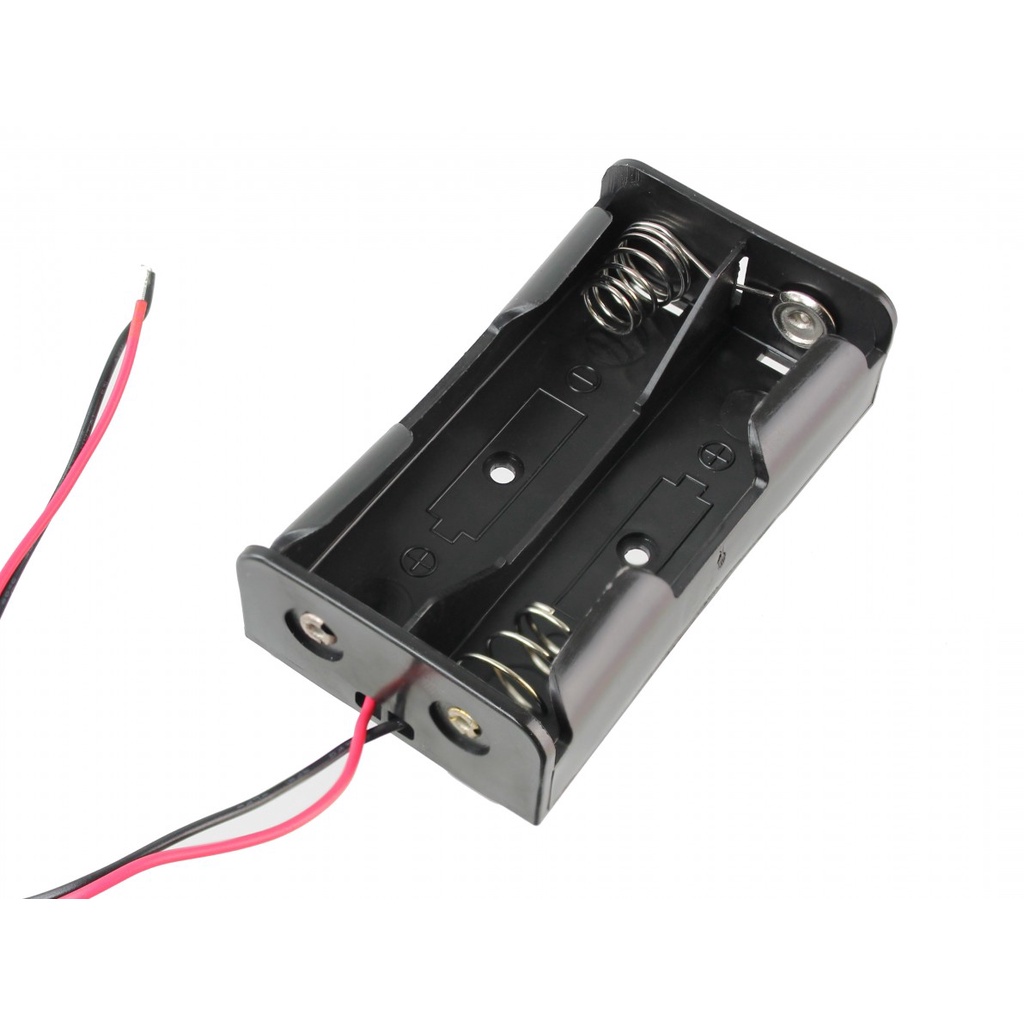 Suporte Porta Pilha Para 2 Baterias 18650 Li-ion - 2 Slots.