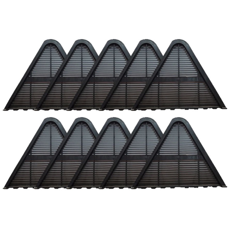 kit 10 Passarinheira Grade de Ventilação Canalete - 43, 44, 49, 90, 50 Modulada, e Maxiplac