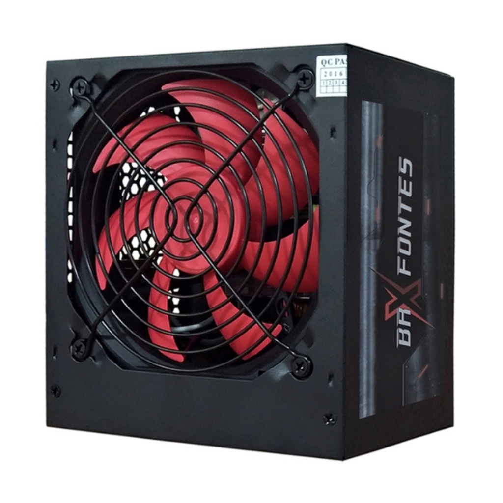 Fonte de Alimentação 750w Real PC Gamer ATX Bivolt PFC Ativo BRX BS750W